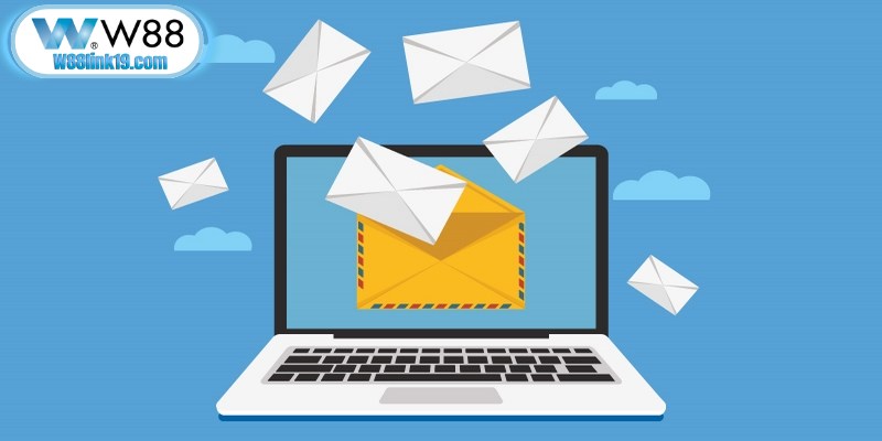 Email là kênh liên hệ W88 thích hợp cho những vấn đề cần trình bày chi tiết